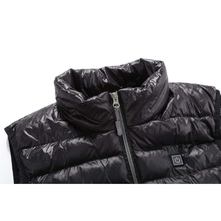 MIDIAN 電熱ベスト ホットベスト USB充電式加熱 ヒーターダウンベスト 防寒 男女兼用 水洗いできスキー スケート 登山 釣り 生理 冷え性 に対応 敬老の日 |  | 13