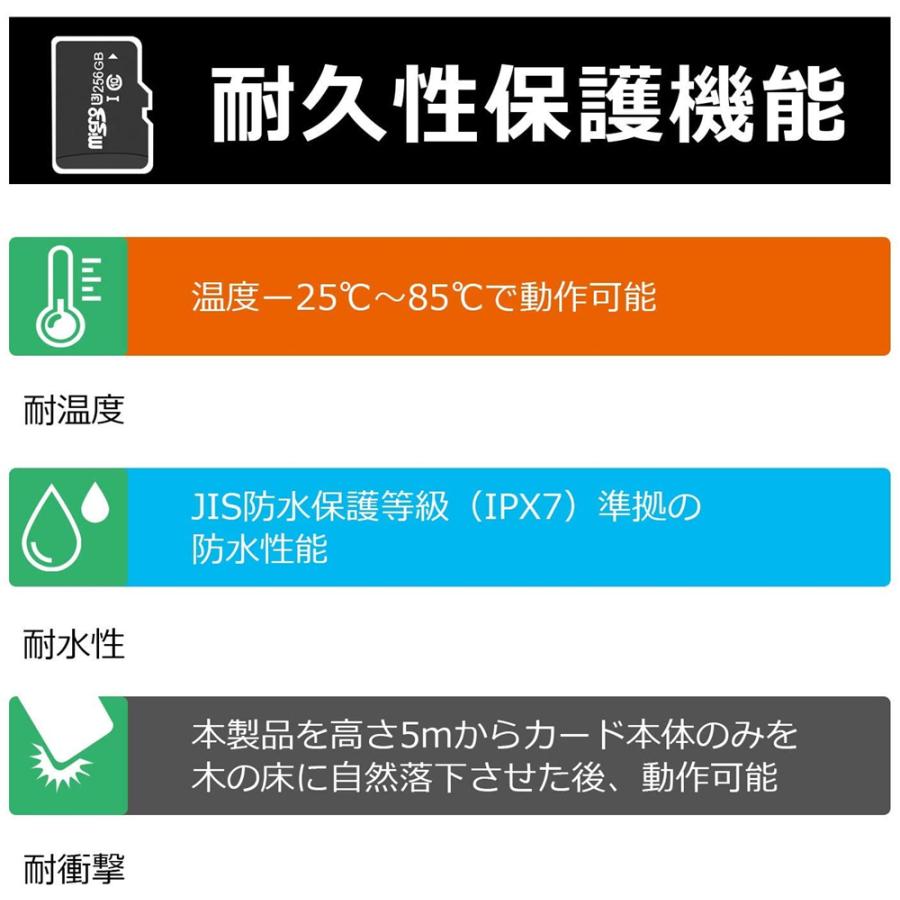 Atose Micro SDカード 超高速U3 Full HD ビデオ録画 高速ゲームドライ防犯カメラ専用 SDスピードクラス データ転送 スマホ カメラ ターブレッドPC パソコン |  | 05