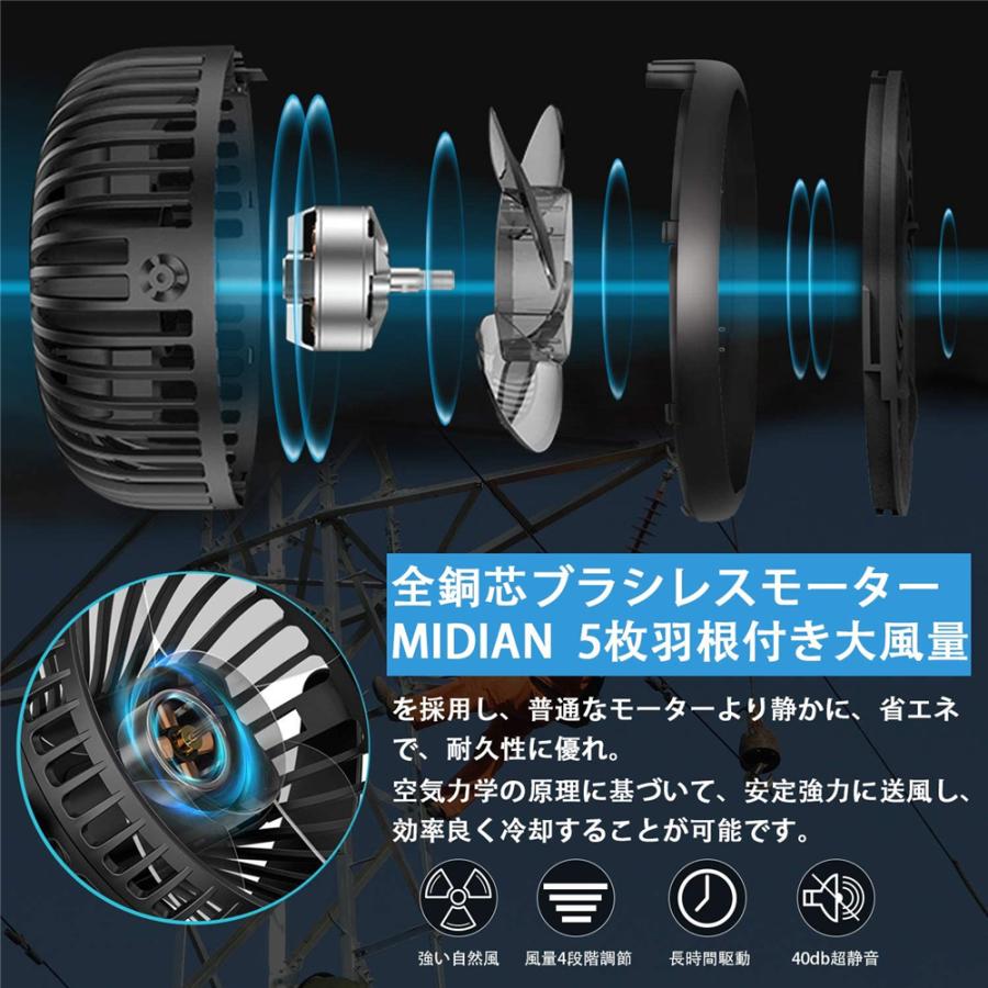 MIDIAN 2021年新商品 空調風神服 空調作業服 チタンコーディング 作業