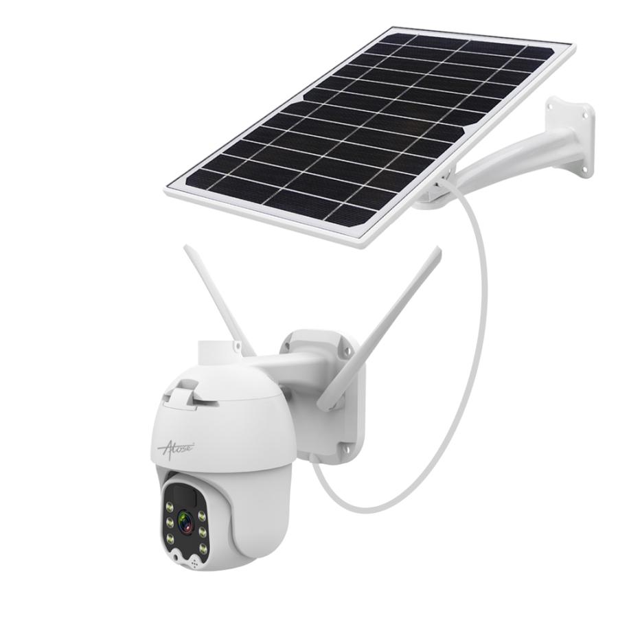 翌日発送 Atose 1年保証 2021最新仕様 新型防犯カメラ 8ｗソーラーパネル付き 完全無線 防犯カメラ 1080P 200万高画素 IP66防水防塵 Wifi SDカード録画 送料無料 |  | 19