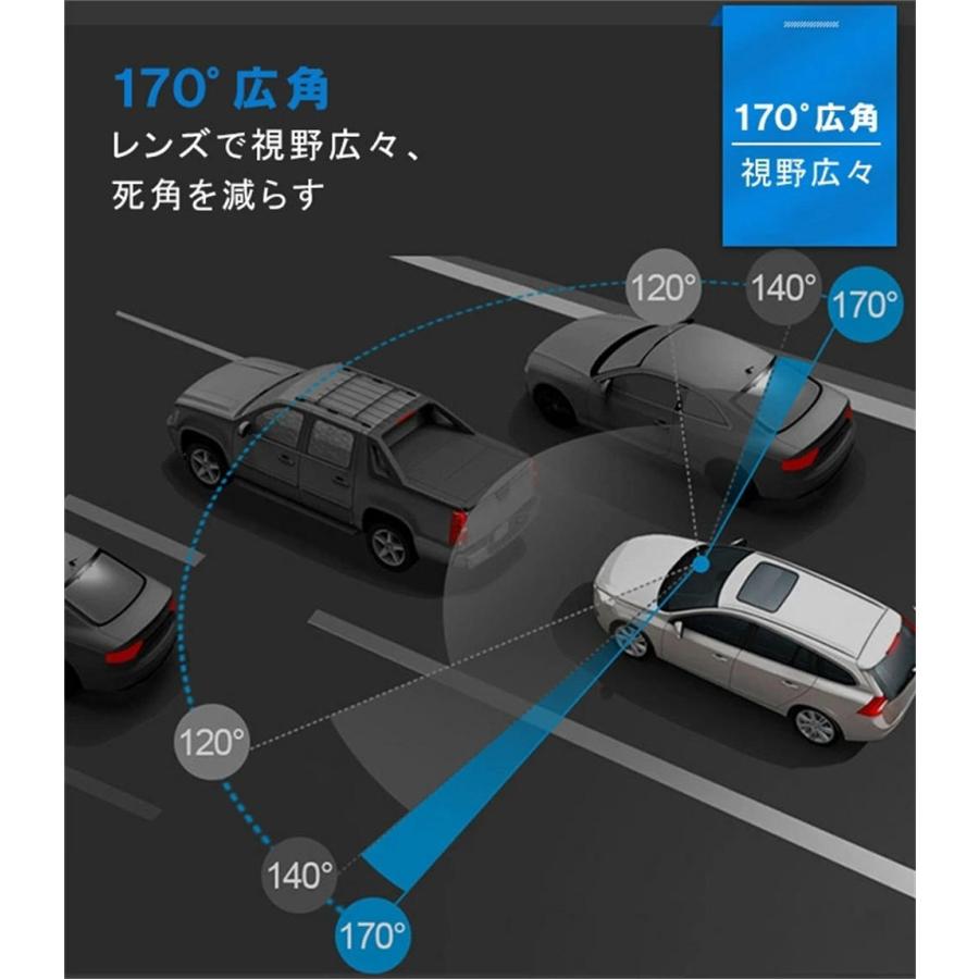 ドライブレコーダー ミニ 2 インチ 1200万画素 高画質 車載カメラ