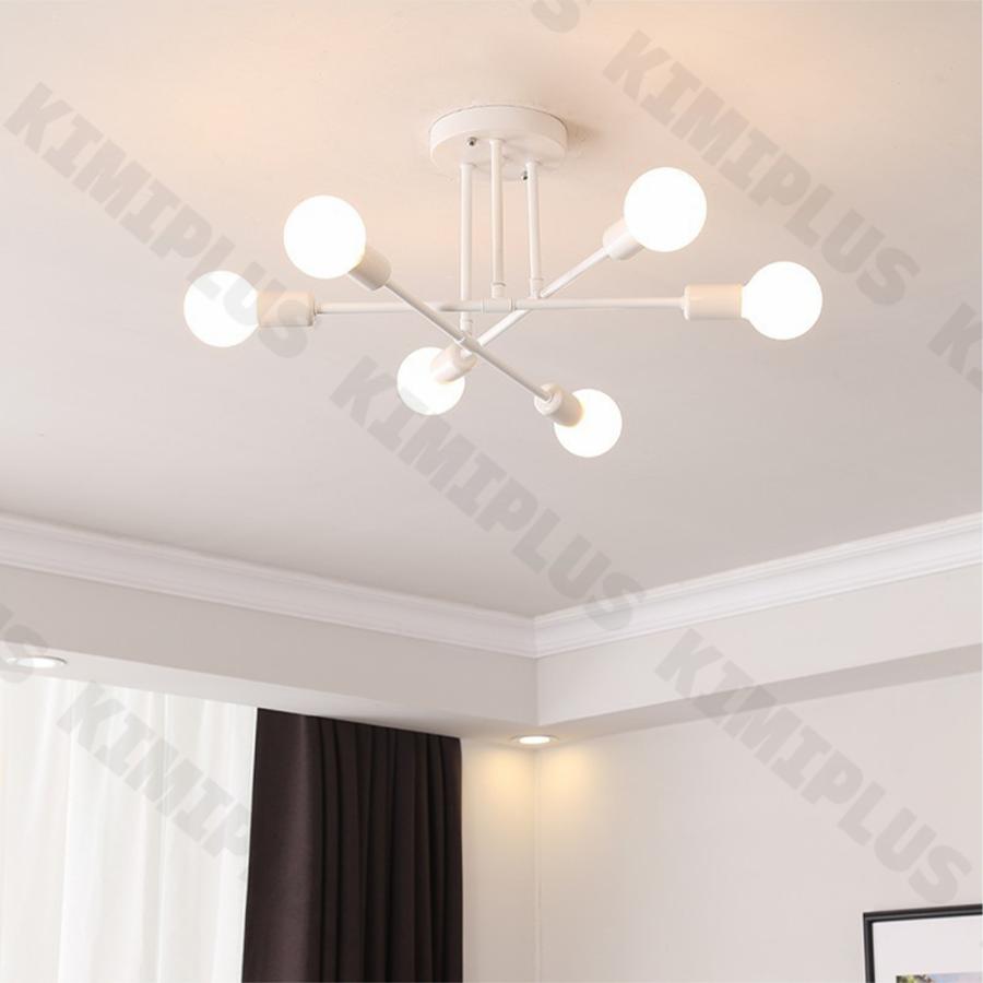 シーリングライト 6灯 LED対応 天井 照明器具 スポットライト ペンダントライト リモコン 6畳 8畳 10畳 12畳 おしゃれ カフェ 北欧 洋室 リビング リモコンなし |  | 18