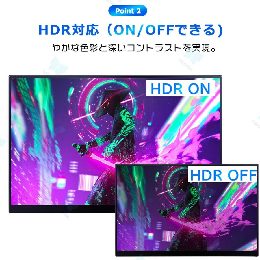 モバイルモニター 15.6インチ 16型 1080PフルHD ディスプレイ 超薄型