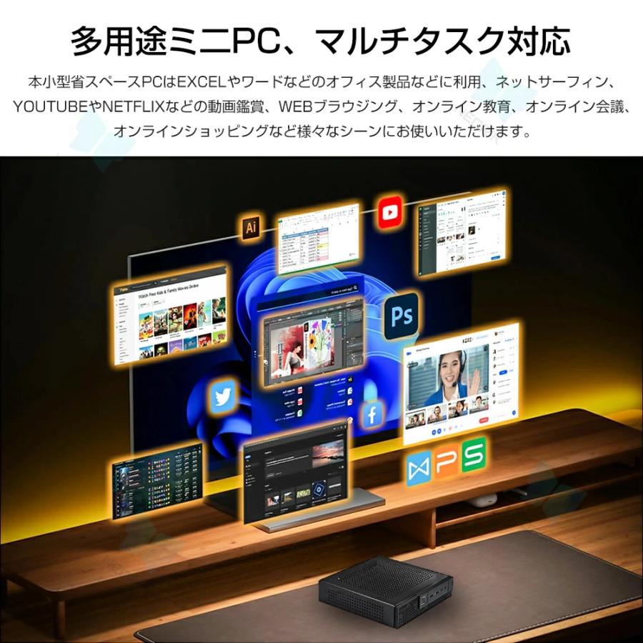 ミニPC Windows11Pro ミニパソコン mini pc デスクトップパソコン