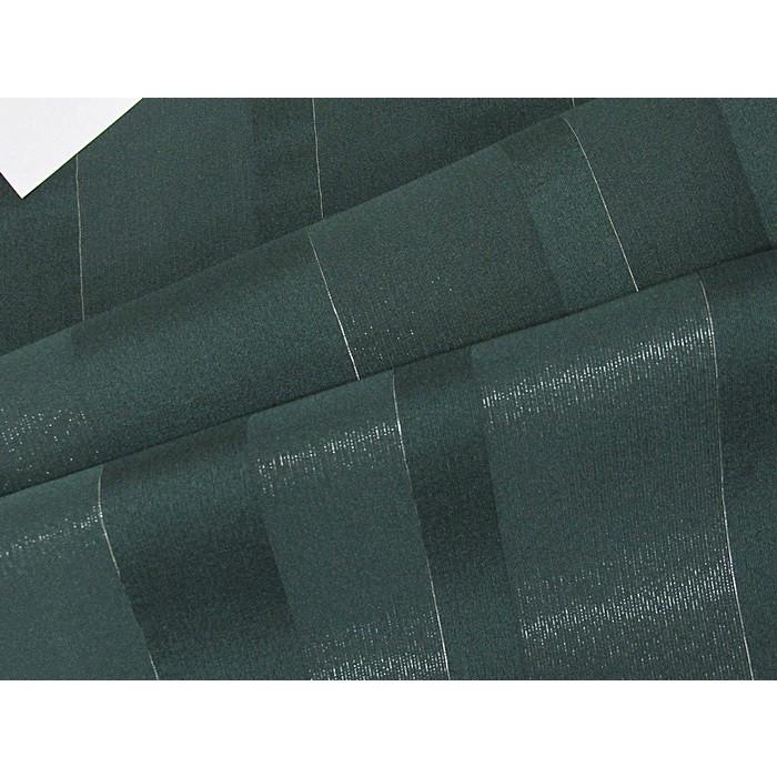【新品】仮エバ コート 高級横段銀糸通し生地 引き染め／別注 蛍暈かし★とくさ色／フルオーダー(お仕立付き)の画像