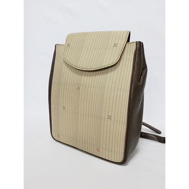 矢代仁オリジナル】【キャリー在庫処分】御召生地に本革なめし使用