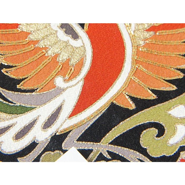 アウトレット 展示品】【黒留袖】正絹 京友禅／刺繍入り／鳳凰／仮絵羽