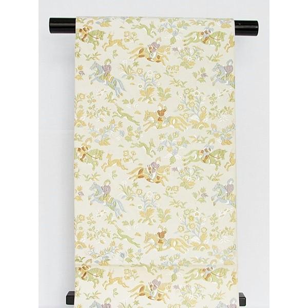 未使用　川島織物　三越謹製　正絹　六通　袋帯 V1354 ○川島織物謹製 高級 正絹 六通 袋帯 - メルカリ