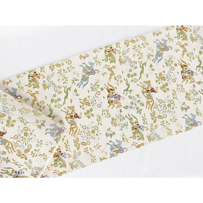 未使用　川島織物　三越謹製　正絹　六通　袋帯 V1354 ○川島織物謹製 高級 正絹 六通 袋帯 - メルカリ