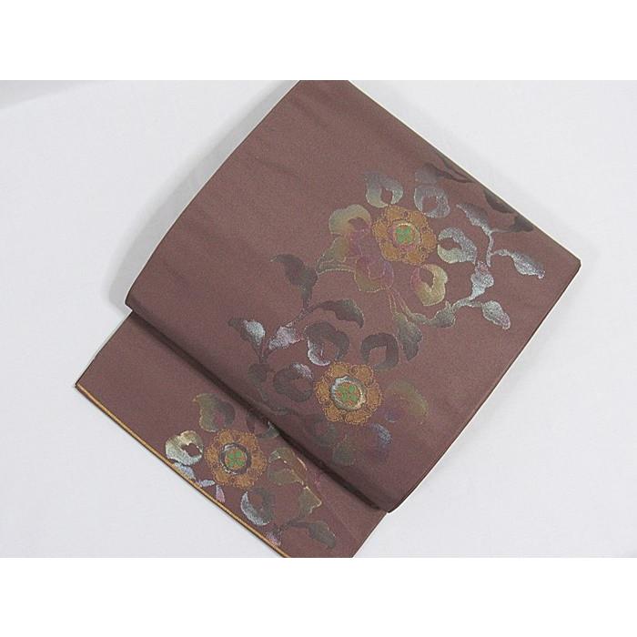 特選】【新品 未仕立て】【錦 袋帯】織悦謹製 希少丸袋 全通／正倉院  