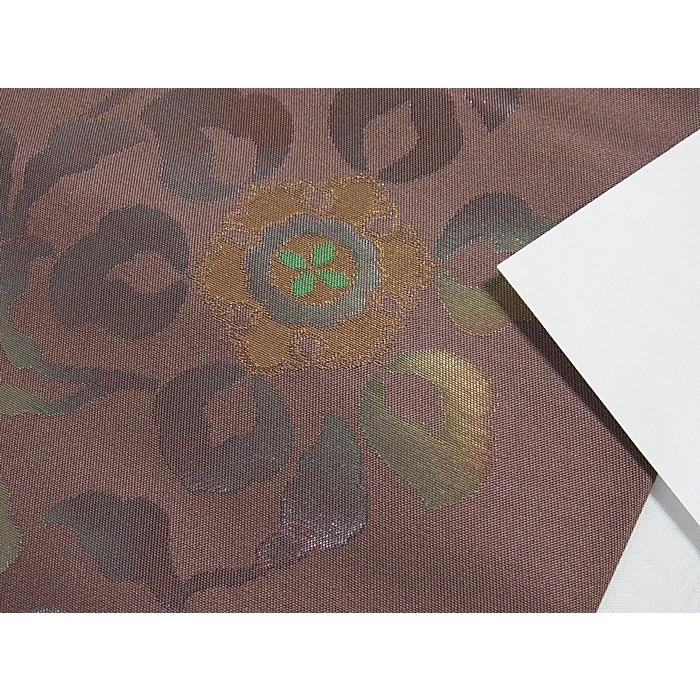 特選】【新品 未仕立て】【錦 袋帯】織悦謹製 希少丸袋 全通／正倉院 