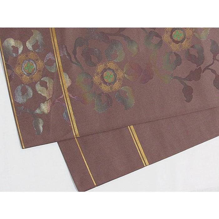 特選】【新品 未仕立て】【錦 袋帯】織悦謹製 希少丸袋 全通／正倉院 