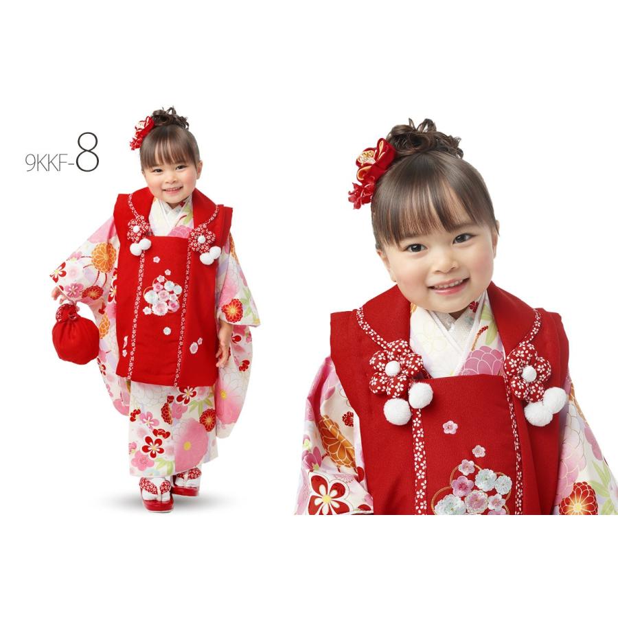 NISHIORI 「小町kids」ブランド 被布コート セット 選べる8柄 9 NISHIORI 「小町kids」ブランド 被布コート セット 選べる8柄 9