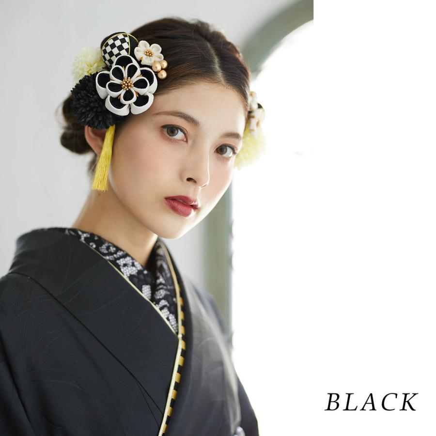 NISHIORI Arenca 髪飾り 成人式 花髪飾り Uピン 12点セット フラワー