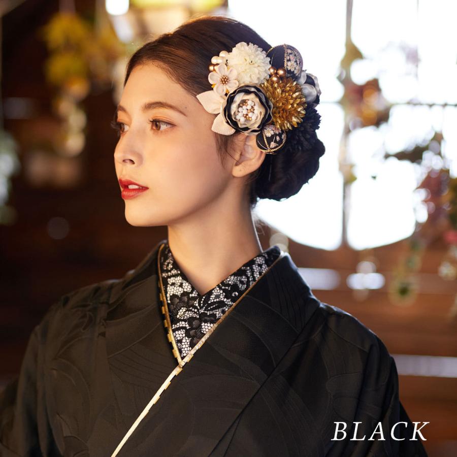 NISHIORI Arenca 髪飾り 成人式 花髪飾り Uピン 12点セット フラワー