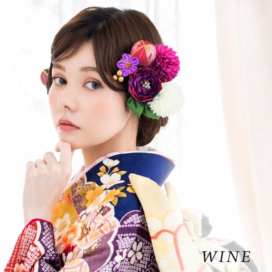 NISHIORI Arenca 髪飾り 成人式 花髪飾り Uピン 12点セット NISHIORI Arenca 髪飾り 成人式 花髪飾り Uピン 12点セット