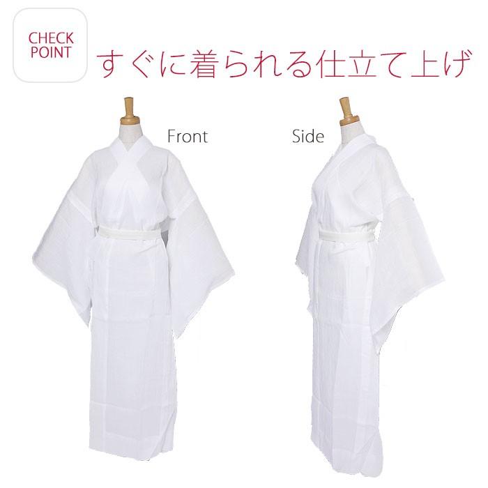 NISHIORI 届いてすぐ着れる 夏用 麻100％ 洗える長襦袢 選べるサイズ