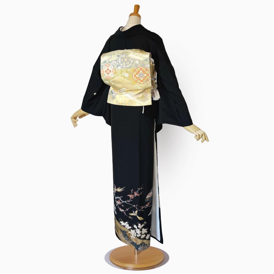 NISHIORI 【レンタル】黒留袖 フルセット 五三桐 正絹 礼装 結婚式