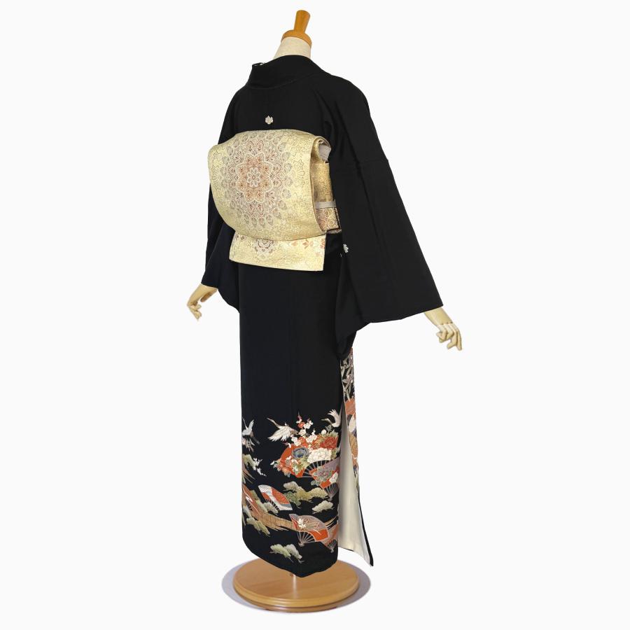 NISHIORI 【レンタル】黒留袖 フルセット 五三桐 正絹 礼装 結婚式