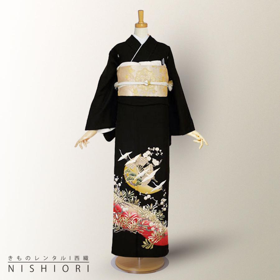 NISHIORI レンタル商品 黒留袖 フルセット 結婚式 婚礼 貸衣装 往復