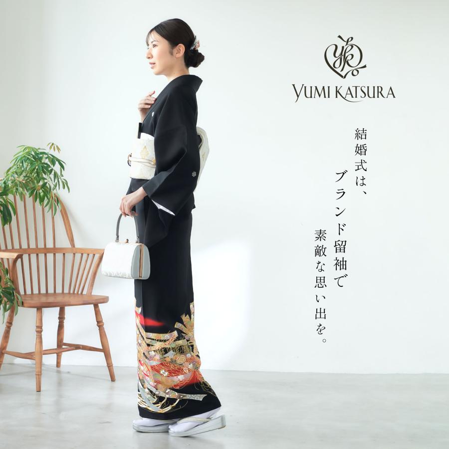 YUMI KATSURA（ユミカツラ） 桂由美 ブランド レンタル 黒留袖 フル