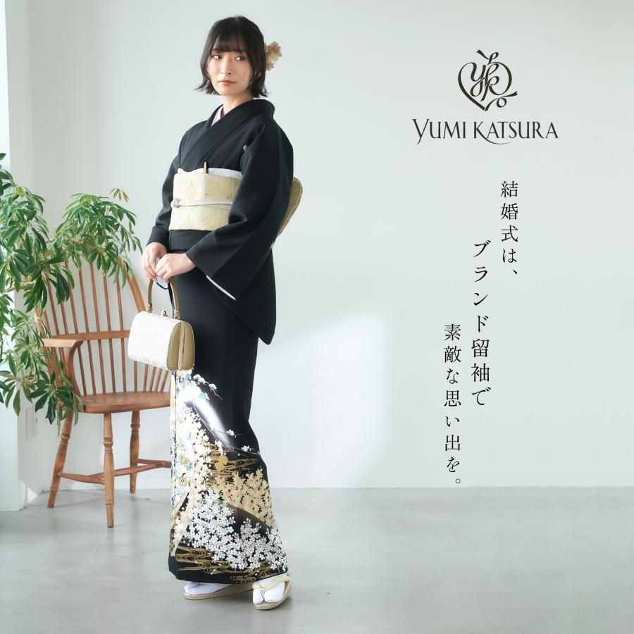 YUMI KATSURA（ユミカツラ） 桂由美 ブランド レンタル 黒留袖 フル