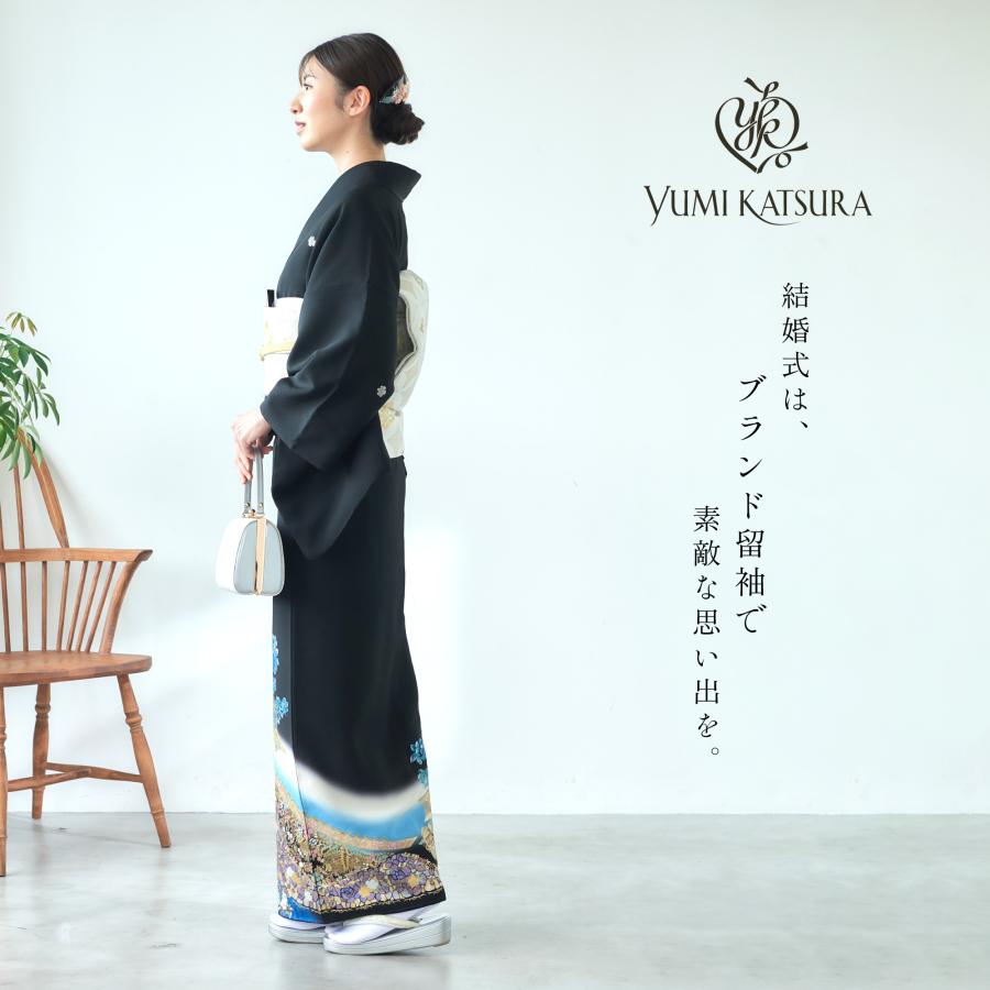 YUMI KATSURA（ユミカツラ） 桂由美 ブランド レンタル 黒留袖 フル