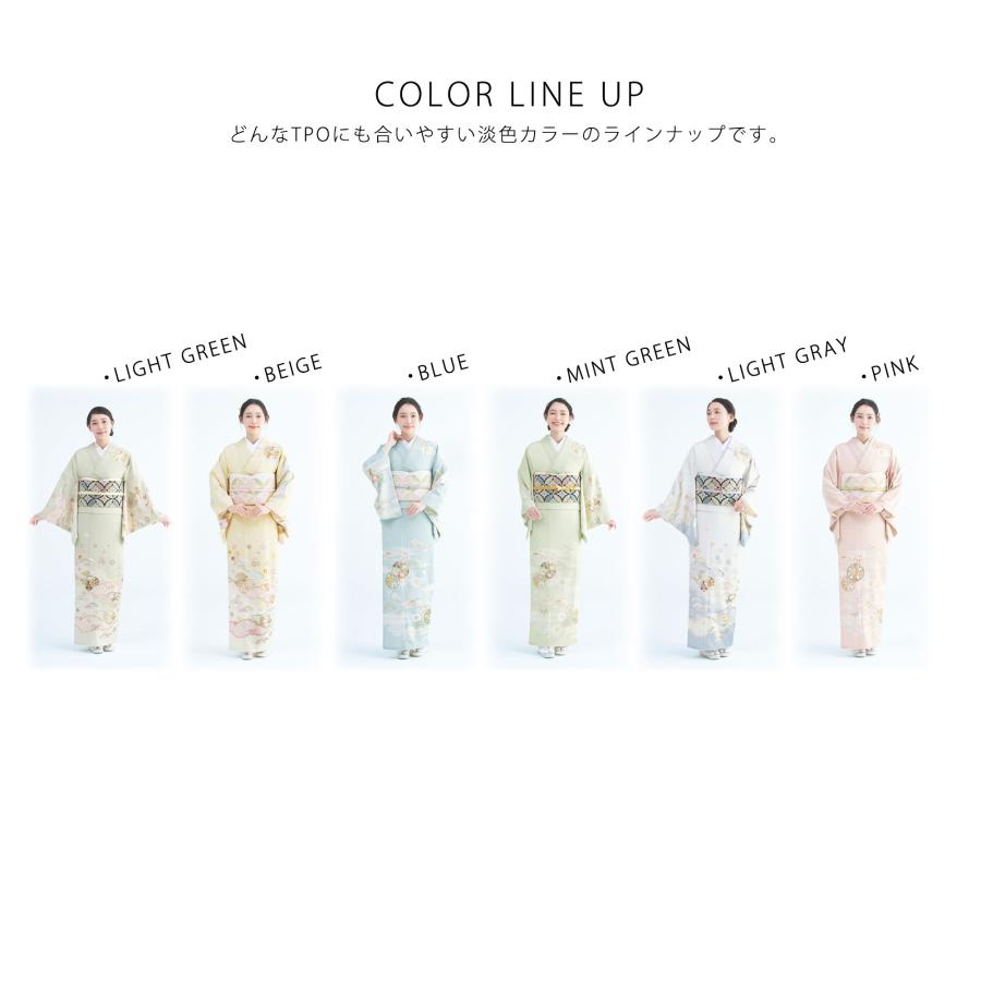NISHIORI JAPAN STYLE 訪問着 レンタル商品 6カラー 着物 NISHIORI JAPAN STYLE 訪問着 レンタル商品 6カラー 着物