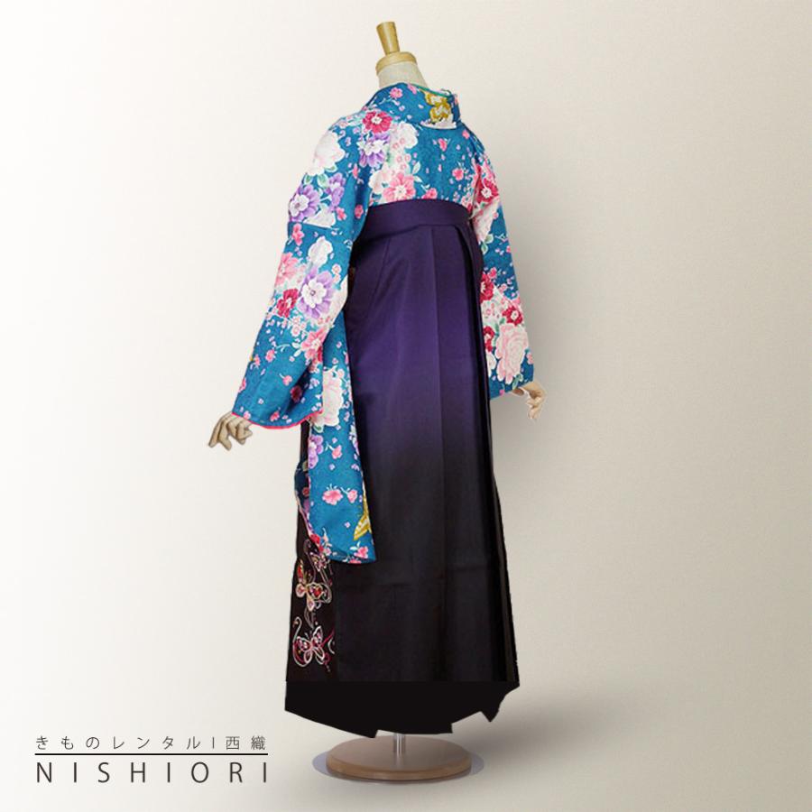 NISHIORI 二尺袖着物 袴 レンタル商品 貸衣装 Mサイズ HANAE MORI 森