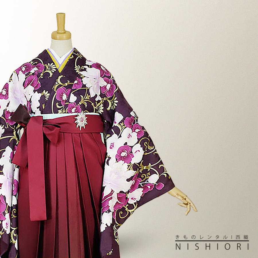 NISHIORI 二尺袖着物 袴 レンタル商品 貸衣装 Mサイズ Adam&Eve 袴 M