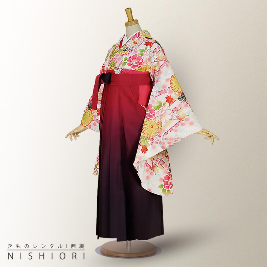 二尺袖着物 袴 レンタル 貸衣装 Mサイズ H L 袴 Mサイズ 小学生 対応 ブーツ選択可 NISHIORI 二尺袖着物 袴 レンタル商品 貸衣装 Mサイズ H L 袴 Mサイズ