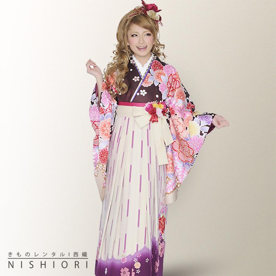 NISHIORI 二尺袖着物 袴 レンタル商品 高橋真依子着用モデル 送料無料
