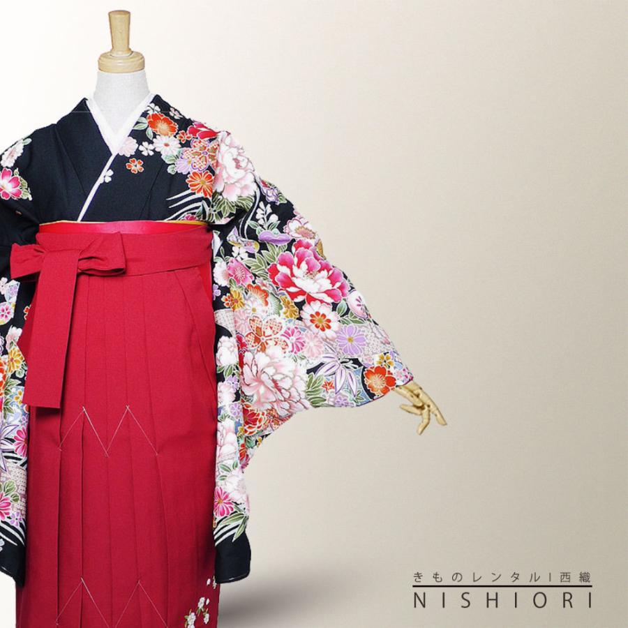 NISHIORI 二尺袖 着物 袴 レンタル商品 貸衣装 貸衣装 From Kyoto 黒