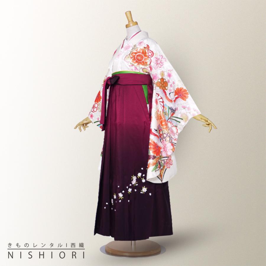 二尺袖 着物 袴 レンタル From KYOTO 貸衣装 Sサイズ Mサイズ Lサイズ 小学生 対応可 白 ピンク ブーツ選択可 NISHIORI 二尺袖 着物 袴 レンタル商品 From KYOTO 送料無料 貸衣装 S