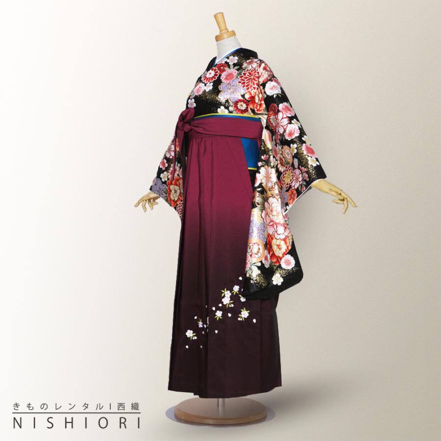 NISHIORI 絵羽柄 二尺袖 ブランド 着物 袴 レンタル商品 From KYOTO