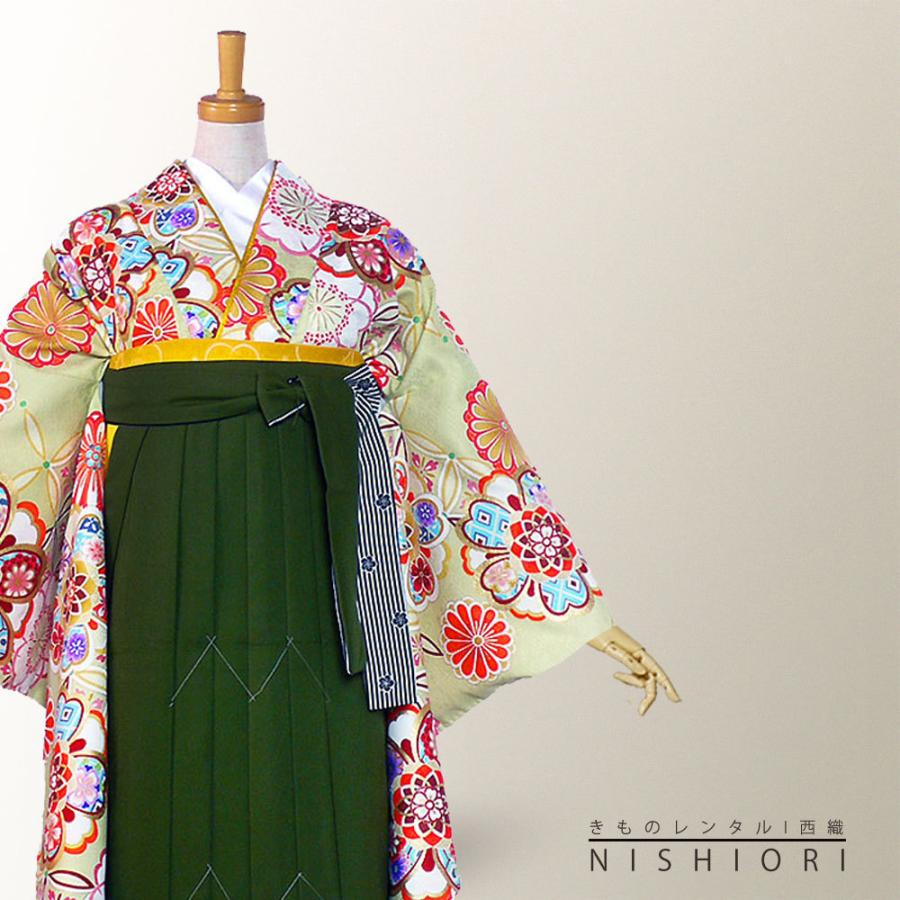 NISHIORI 二尺袖 着物 袴 ハイクラス レンタル商品 送料無料 貸衣装 S