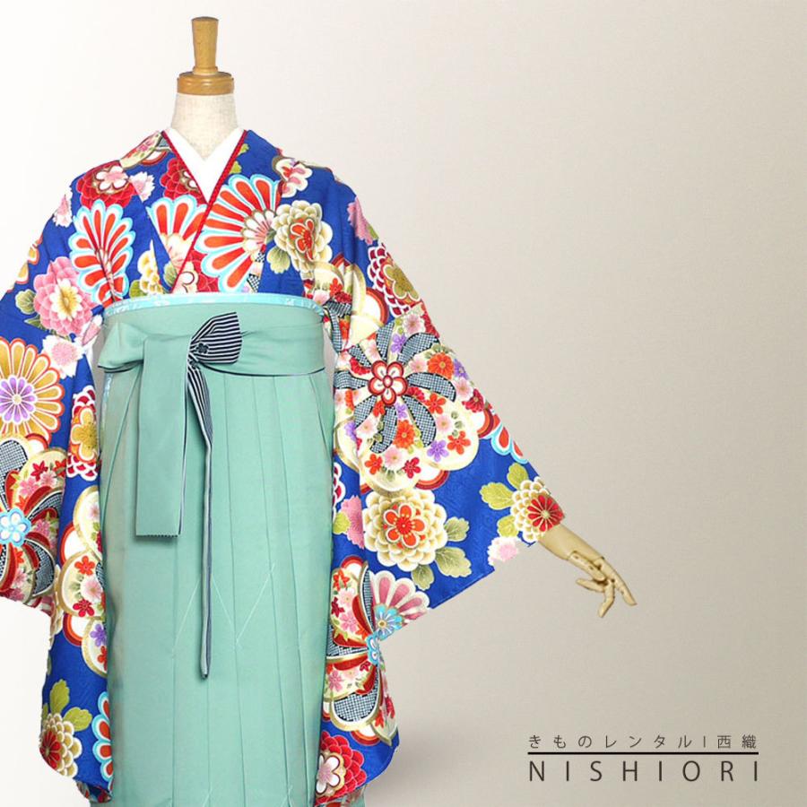 NISHIORI 二尺袖 着物 袴 ハイクラス レンタル商品 送料無料 貸衣装 S