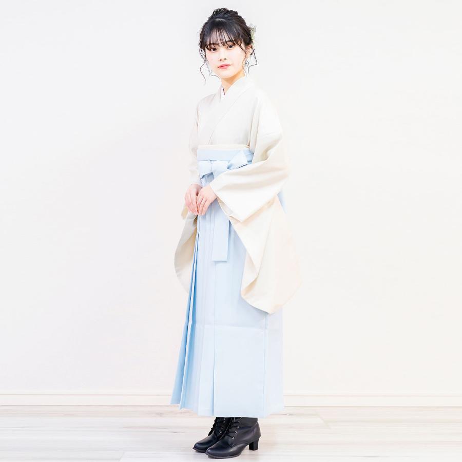 二尺袖 着物 袴 フルセット レンタル ジャガード織り 着物 地模様 くすみカラー 往復送料無料 貸衣装 卒業式 古典 レトロ【Mサイズ/ジュニア袴(小学生)対応可】ベージュ 白系 グレー NISHIORI 二尺袖 着物 袴 フルセット レンタル商品 ジャガード織り