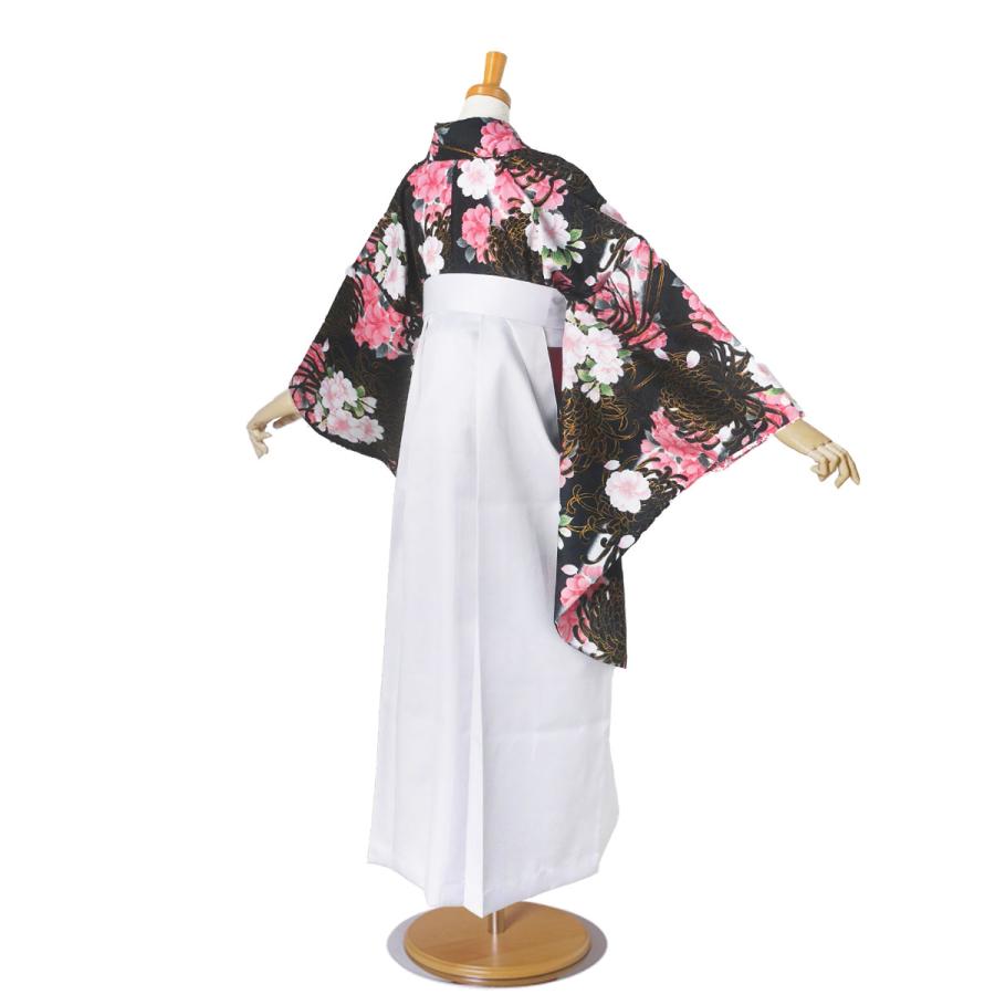 NISHIORI 二尺袖 着物 袴 レンタル商品 フルセット 袴Lサイズ 華やか花