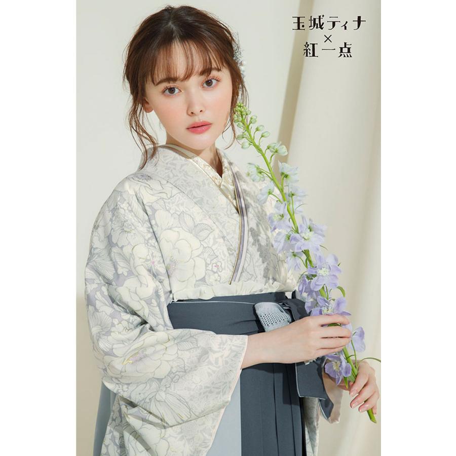 NISHIORI 玉城ティナ×紅一点 二尺袖 着物 袴 レンタル商品 フルセット 