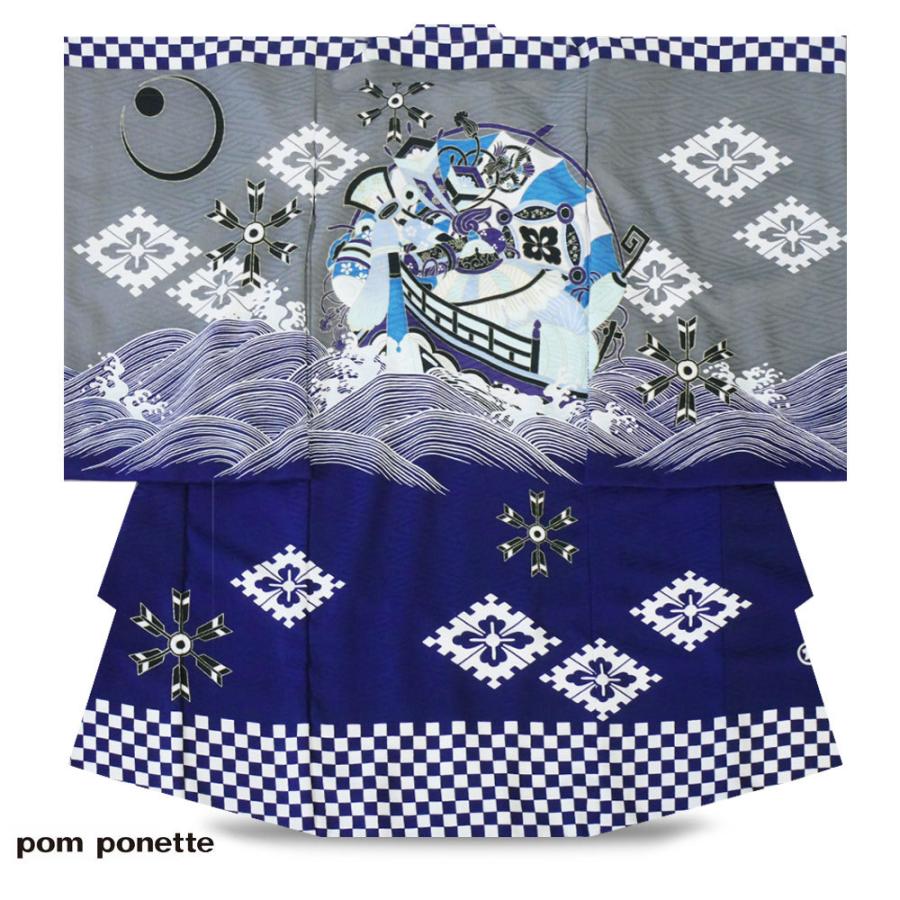 NISHIORI 爆買 男児 熨斗目 レンタル商品 お宮参り 着物 帽子