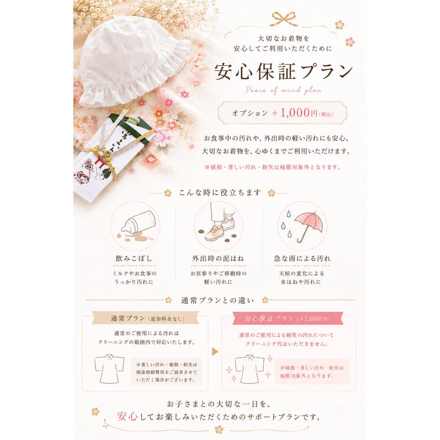 NISHIORI 産着 祝着 色が選べる おまかせ レンタル商品 フルセット