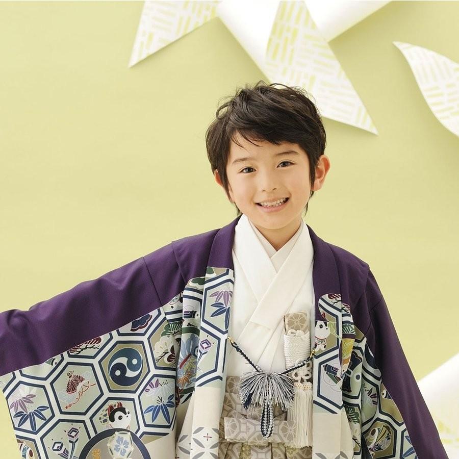 NISHIORI 式部浪漫 かんたん着付け レンタル商品 5歳の七五三 男の子 