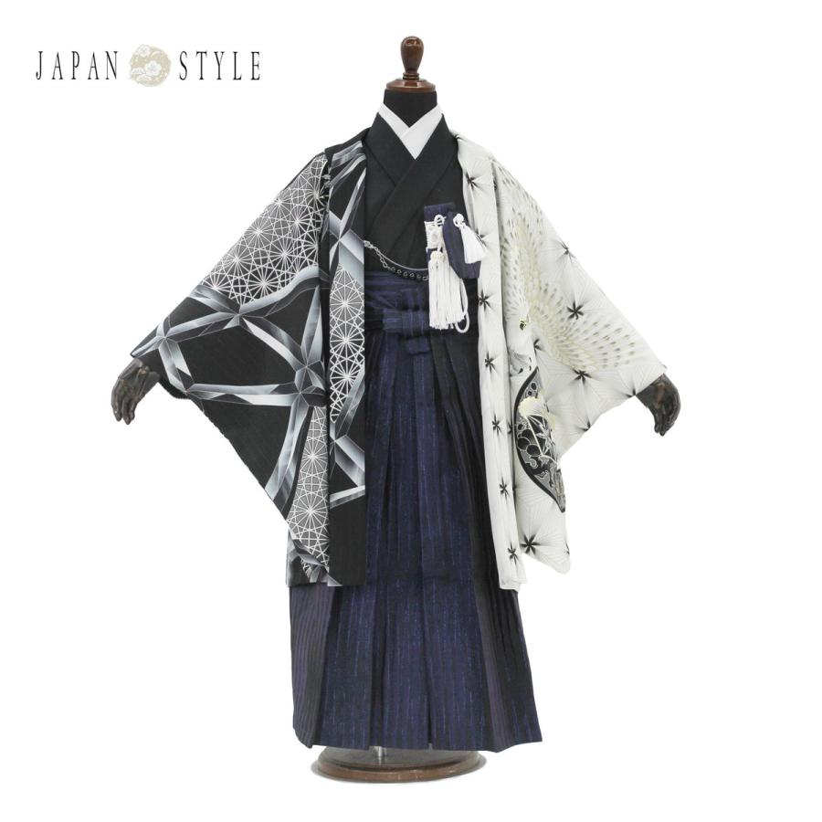 NISHIORI JAPAN STYLE レンタル 七五三【かんたん着付け】羽織袴 五歳