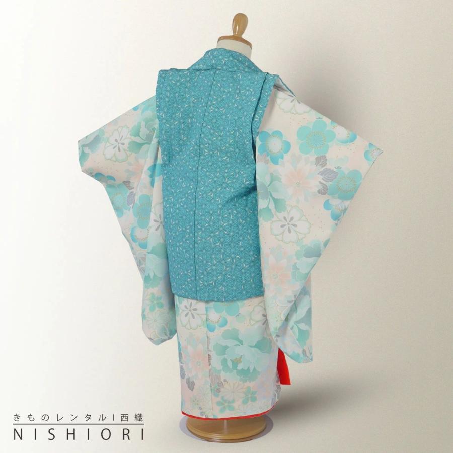 NISHIORI KAGURA レンタル商品 3歳の七五三 女の子 被布コート 着物
