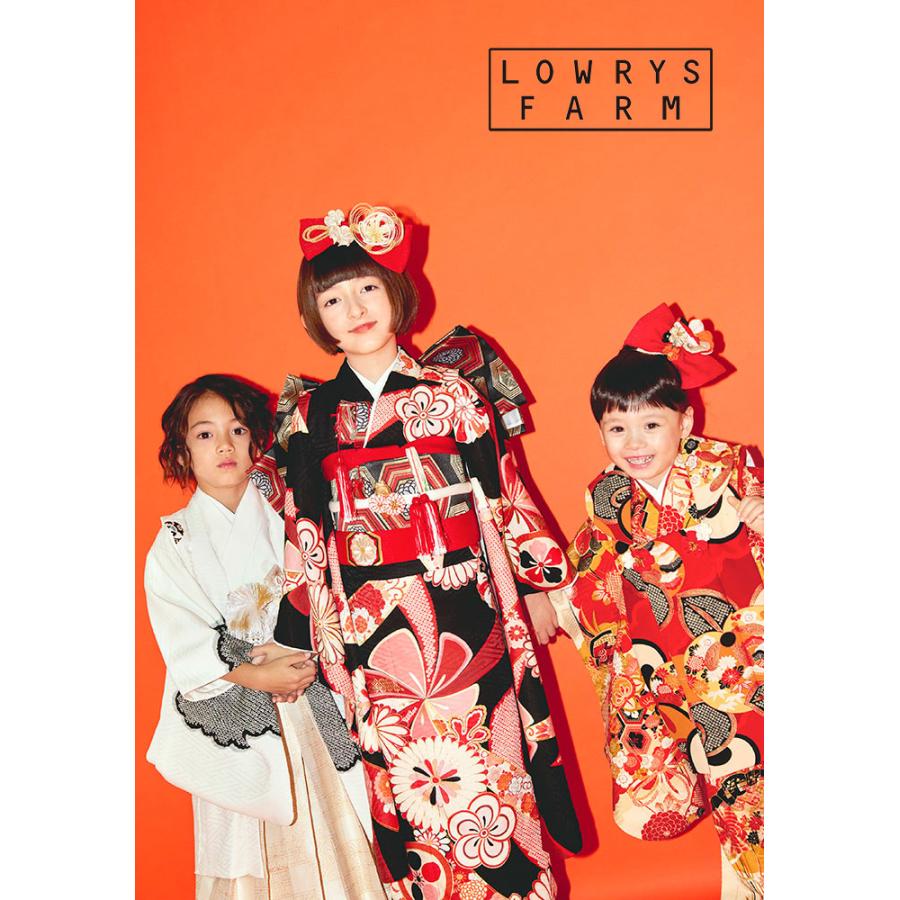 NISHIORI LOWRYS FARM 七五三 レンタル 女の子 3歳 着物 被布 753着物