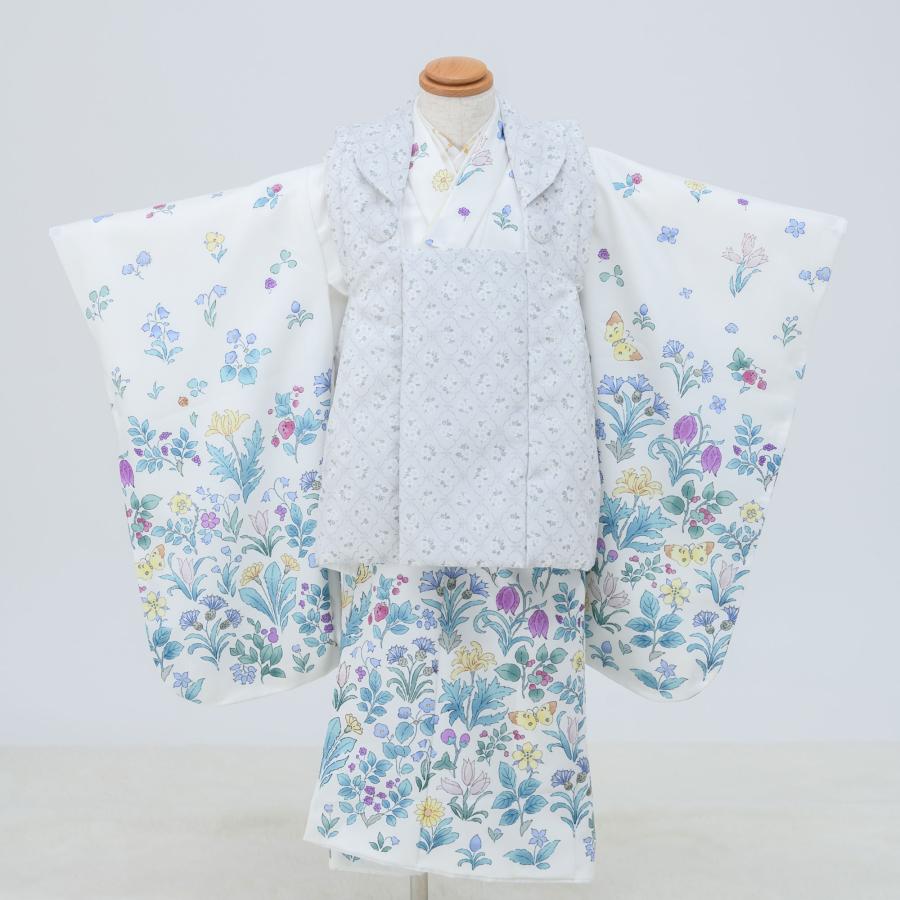 NISHIORI 京wakka 七五三 レンタル 女の子 3歳 着物 被布 753 NISHIORI 京wakka 七五三 レンタル 女の子 3歳 着物 被布 753