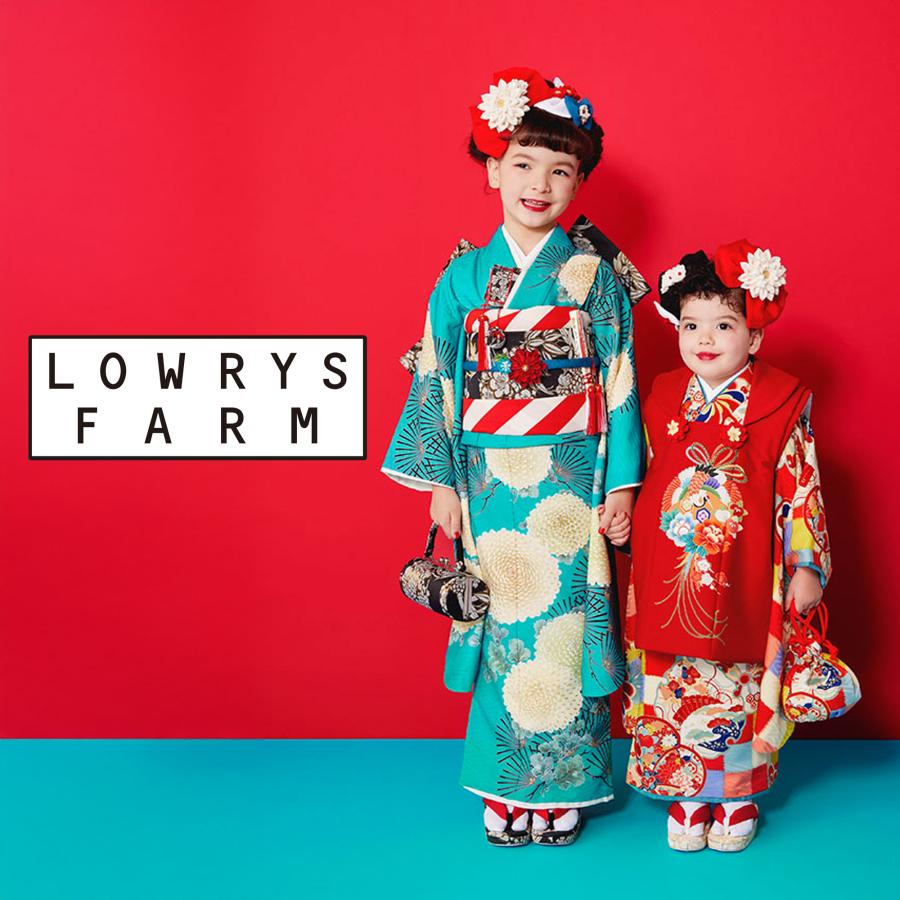 NISHIORI LOWRYS FARM 七五三 レンタル 女の子 3歳 着物 被布