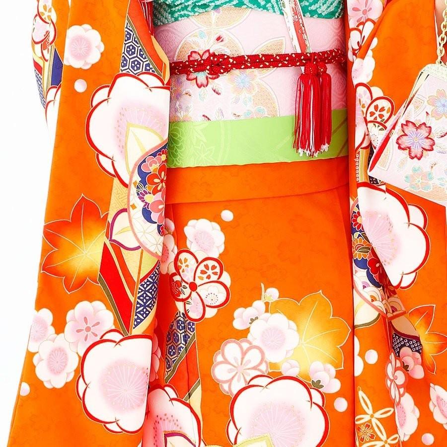 NISHIORI 和がまま レンタル商品 7歳の七五三 女の子 四つ身 着物 帯