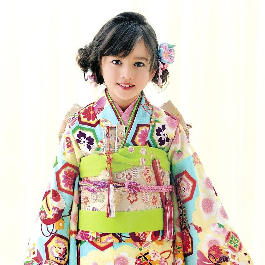 NISHIORI 式部浪漫 レンタル商品 7歳の七五三 女の子 四つ身 着物 帯
